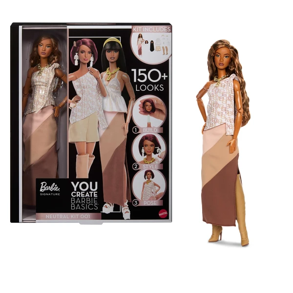BARBIE SIGNATURE YOU CREATE BARBIE BASICS - NEUTRAL KIT 001