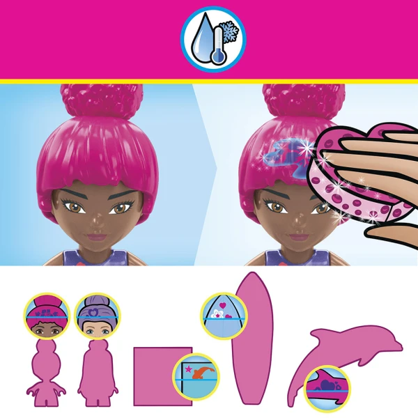 MEGA BARBIE COLOR REVEAL 121 pcs - DOLPHIN EXPLORATION