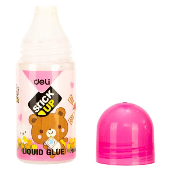 DELI LIQUID GLUE 35ml STICK UP E7301A - 3 COLOURS