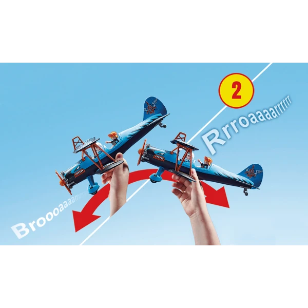 PLAYMOBIL AIR STUNT SHOW ΔΙΠΛΑΝΟ ΦΟΙΝΙΚΑΣ