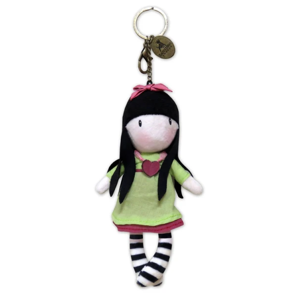 GORJUSS SANTORO KEYCHAIN DOLL HEARTFELT