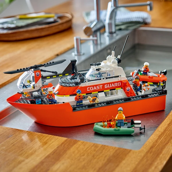 LEGO® CITY ΔΙΑΣΩΣΤΙΚΟ ΣΚΑΦΟΣ & ΕΛΙΚΟΠΤΕΡΟ ΑΚΤΟΦΥΛΑΚΗΣ
