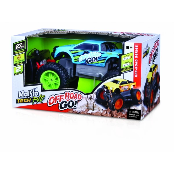 MAISTO TECH REMOTE CONTROL VEHICLE OFF ROAD GO - 2 COLOURS