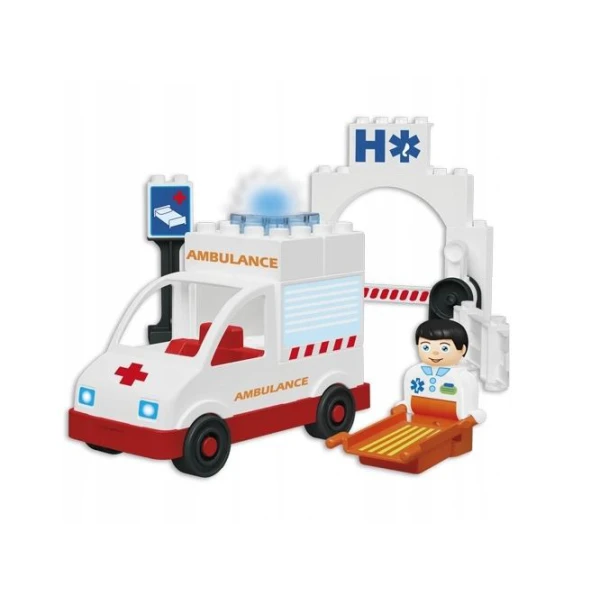 UNICO PLUS BRICKS AMBULANCE 19 pcs