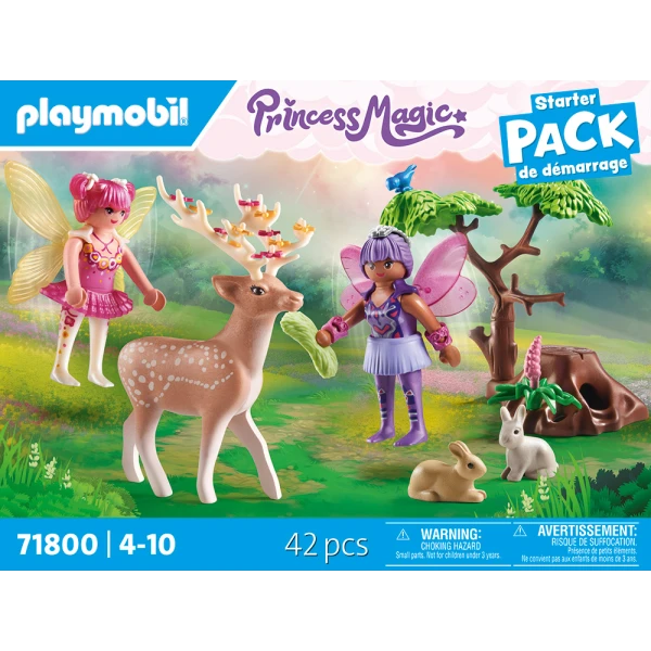 PLAYMOBIL PRINCESS MAGIC STARTER PACK FAIRIES WITH FOREST ANIMALS