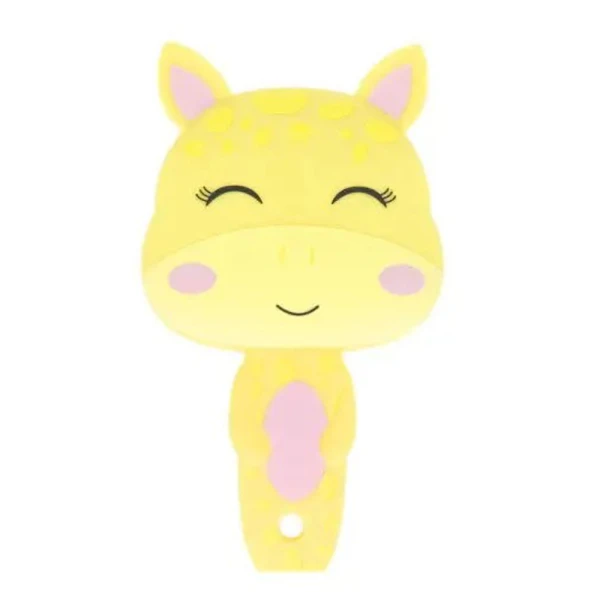 HAIR BRUSH ANIMALS - 4 DESIGNS