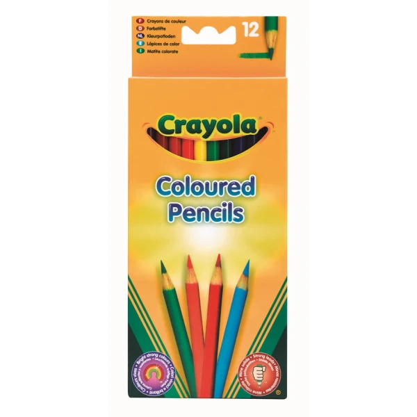 CRAYOLA 12 MULTICOLORED PENCILS