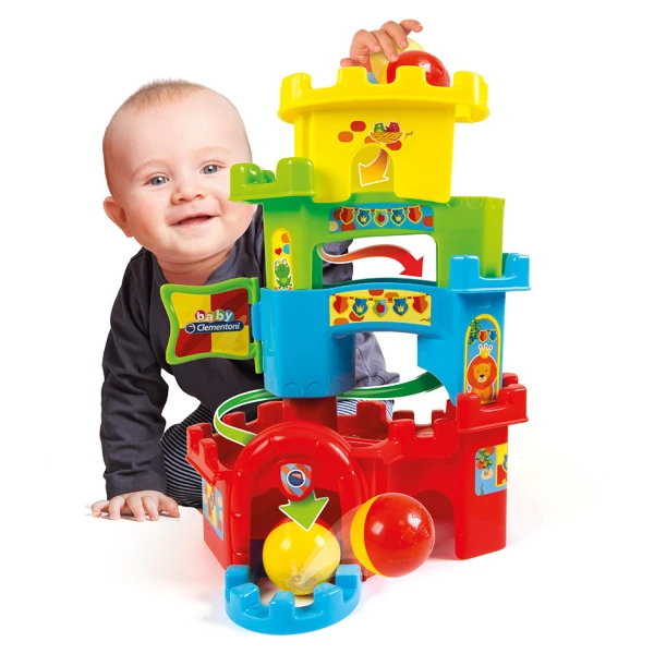 BABY CLEMENTONI PLAY FOR FUTURE BABY TODDLER TOY BALL DROP CASTLE FOR 10-36 MONTHS