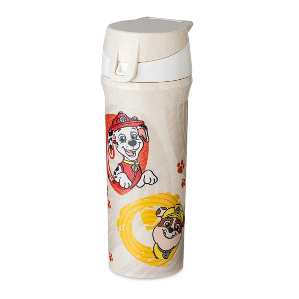 BEIGE WATER BOTTLE 500ml PAW PATROL