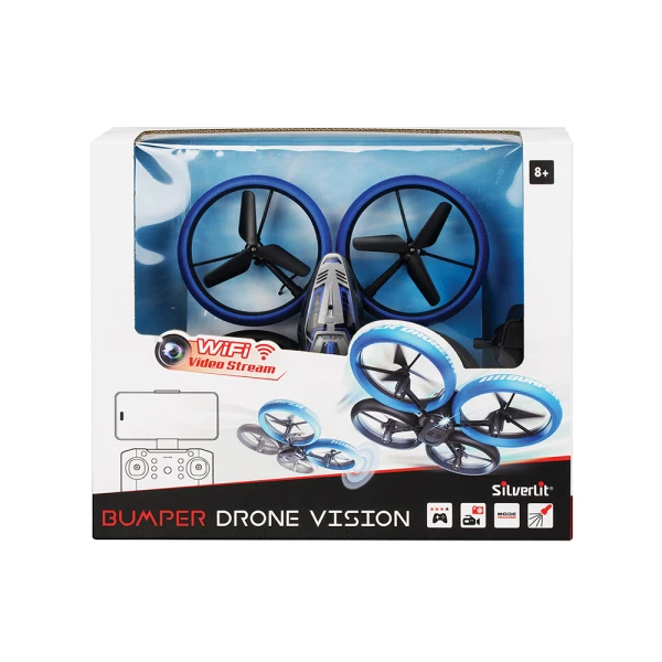 SILVERLIT FLYBOTIC BUMPER RADIO CONTROL DRONE FOR AGES 8+