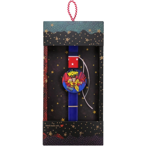 SYNCHRONIA HANDMADE CANDLE 30 cm BASIC - SUPER HERO WOW