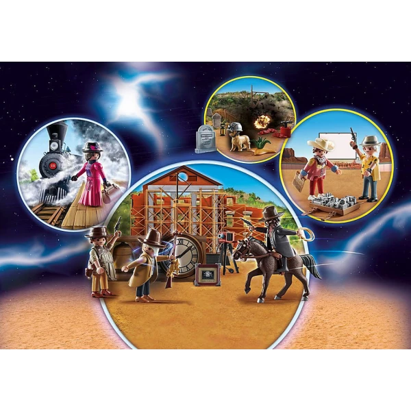 PLAYMOBIL BACK TO THE FUTURE CHRISTMAS CALENDAR WILD WEST