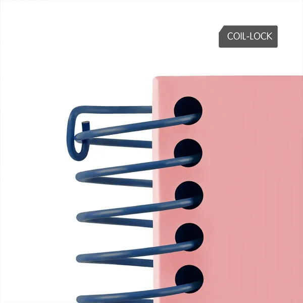 MILAN A4 SPIRAL NOTEBOOK 80 SHEETS COLLECTION PINK