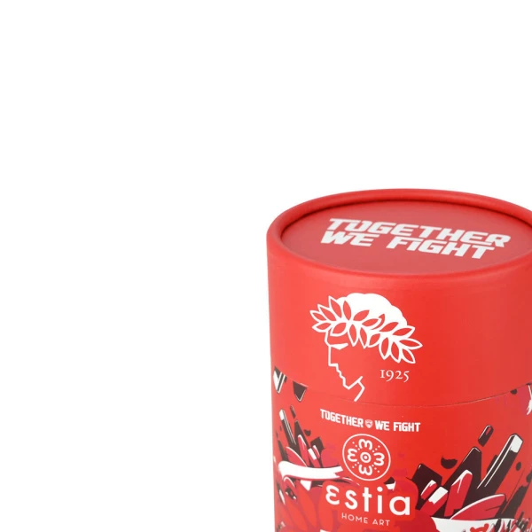 ESTIA HOME ART ΘΕΡΜΟΣ COFFEE MUG 350ml - OLYMPIACOS TOGETHER WE FIGHT