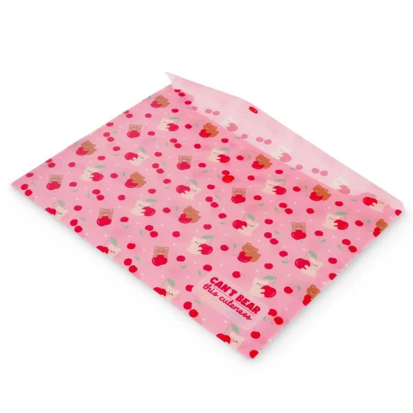 LEGAMI FOLDER WITH BUTTON FOLD & ORDER - TEDDY CHERRY