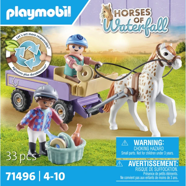PLAYMOBIL HORSES OF WATERFALL ΆΛΟΓΟ ΜΕ ΑΜΑΞΑ