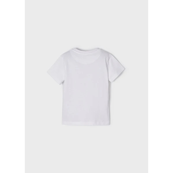 MAYORAL SHORT SLEEVES BLOUSE CAR WHITE