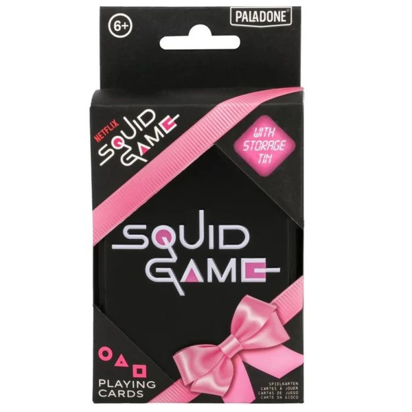 PALADONE SQUID GAME PLAYING CARDS IN A TIN