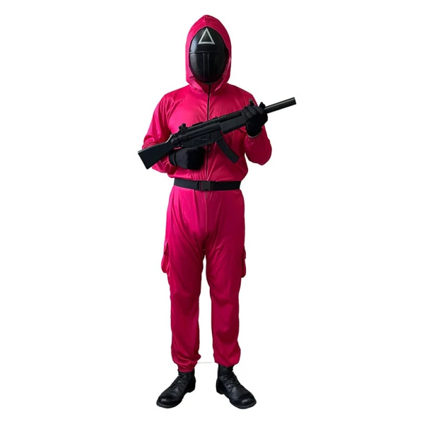 ΠΑΙΔΙΚΗ ΑΠΟΚΡΙΑΤΙΚΗ ΣΤΟΛΗ SOLDIER ORIGINAL COLOR ΤΡΙΓΩΝΟ ΜΕ ΜΑΣΚΑ