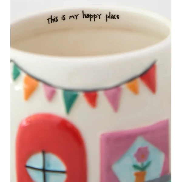 NATURAL LIFE ΚΕΡΑΜΙΚΗ ΚΟΥΠΑ 470ml HAZEL THE CAMPER