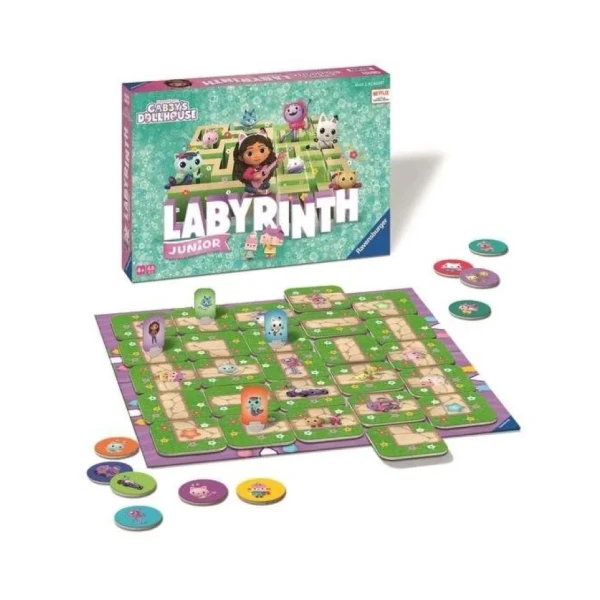 RAVENSBURGER ΟΙΚΟΓΕΝΕΙΑΚΟ ΕΠΙΤΡΑΠΕΖΙΟ ΛΑΒΥΡΙΝΘΟΣ JUNIOR GABBY\'S DOLLHOUSE