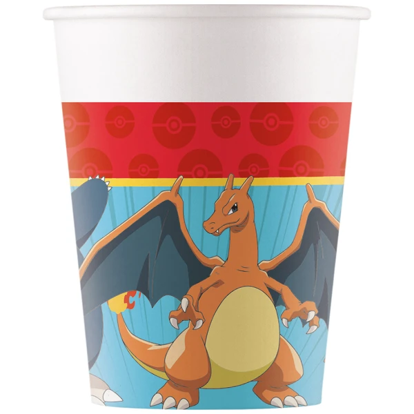 ΧΑΡΤΙΝΑ ΠΟΤΗΡΙΑ 200ml POKEMON 8 τεμ. 