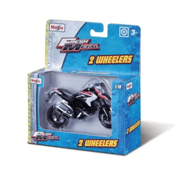 MAISTO 1:18 2-WHEELERS IN FLOOR - VARIOUS DESIGNS