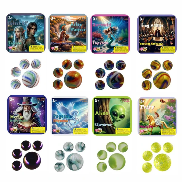 MIX MARBLES 20+1 - SEVERAL DESIGNS