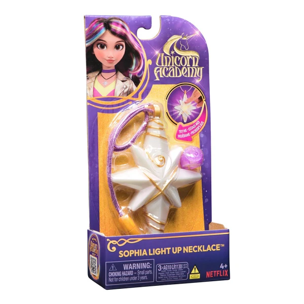UNICORN ACADEMY SOPHIA\'S LIGHT UP NECKLACE & GLITTER RING