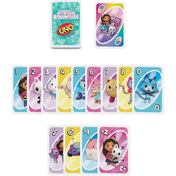 ΕΠΙΤΡΑΠΕΖΙΟ ΚΑΡΤΩΝ UNO JUNIOR - GABBY\'S DOLLHOUSE