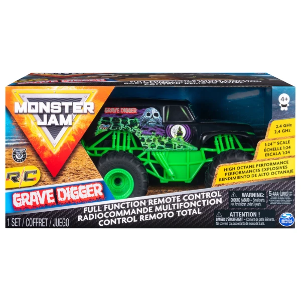 MONSTER JAM 1:24 RC VEHICLE GRAVE DIGGER