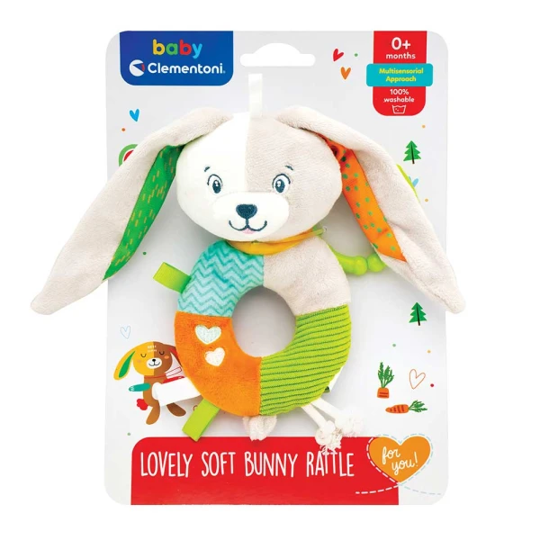 BABY CLEMENTONI FOR YOU ΒΡΕΦΙΚΟ ΠΑΙΧΝΙΔΙ ΚΟΥΔΟΥΝΙΣΤΡΑ ΜΑΛΑΚΟ ΛΑΓΟΥΔΑΚΙ ΓΙΑ 0+ ΜΗΝΩΝ 