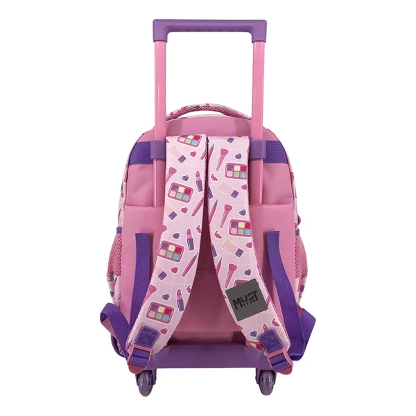MUST TEAM SCHOOL TROLLEY BACKPACK 34x20x44 cm 3 CASES COSMETICS