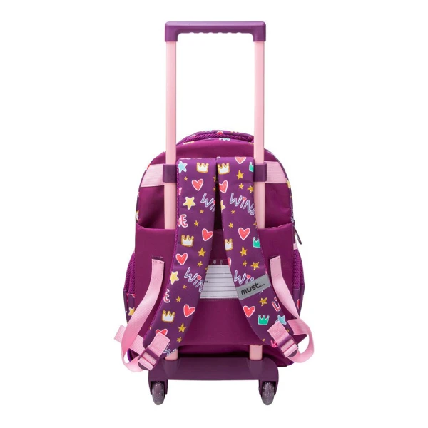 MUST ΤΣΑΝΤΑ ΠΛΑΤΗΣ TROLLEY 34X20X44 εκ. 3 ΘΗΚΕΣ LOVE WINS
