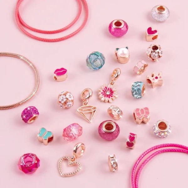 MAKE IT REAL - HALO CHARMS BRACELETS: THINK PINK 