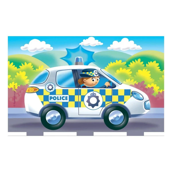 RAVENSBURGER MY FIRST PUZZLES 2-3-4-5 pcs RESCUE VEHICLES