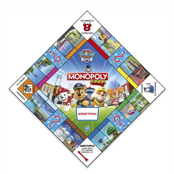 ΕΠΙΤΡΑΠΕΖΙΟ ΠΑΙΧΝΙΔΙ MONOPOLY JUNIOR PAW PATROL