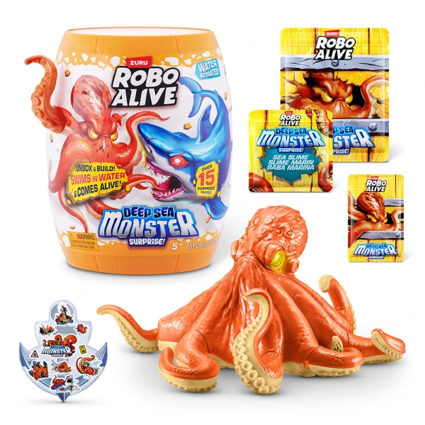 ZURU ROBO ALIVE ΒΑΡΕΛΑΚΙ DEEP SEA MONSTER ΧΤΑΠΟΔΙ