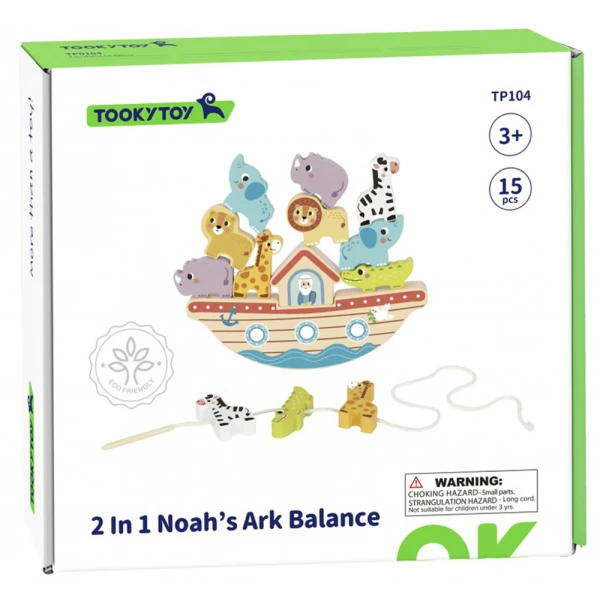 TOOKY TOY ΞΥΛΙΝΟ ΣΕΤ ΙΣΟΡΡΟΠΙΑΣ ΚΙΒΩΤΟΣ ΤΟΥ ΝΩΕ