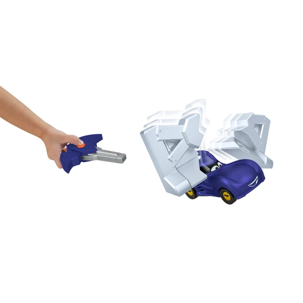 FISHER PRICE BATWHEELS ΟΧΗΜΑ ΜΕ ΑΞΕΣΟΥΑΡ - KEY CAR RACER BAM THE BATMOBILE