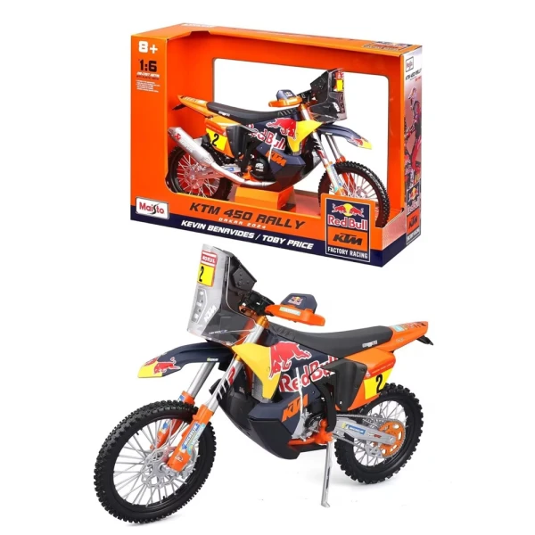 MAISTO 1:6 RED BULL KTM 450 RALLY DAKAR 2024