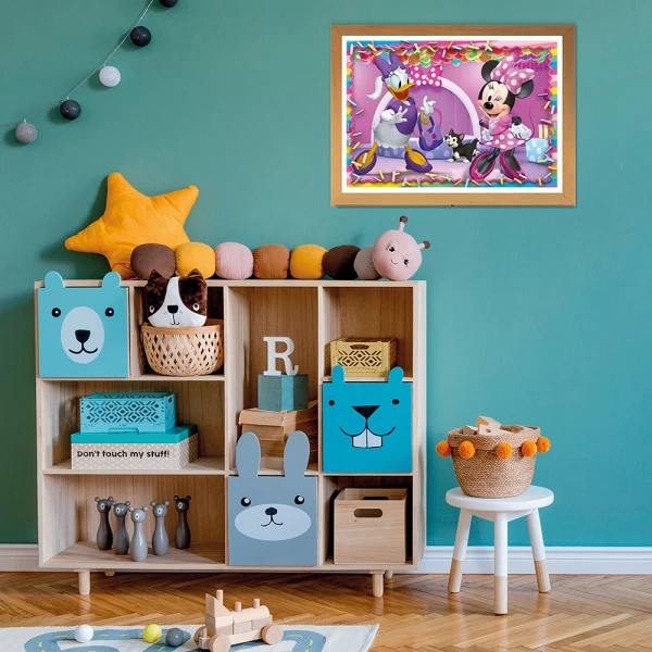 CLEMENTONI ΠΑΙΔΙΚΟ ΠΑΖΛ SUPER COLOR 104 τεμ. MINNIE MOUSE