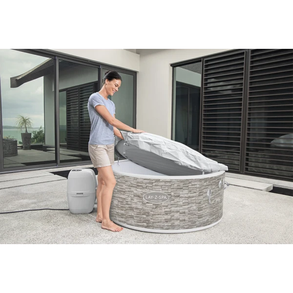 BESTWAY ΣΕΤ ΣΠΑ LAY-Z-SPA 155x60 εκ. VANCOUVER AIRJET PLUS