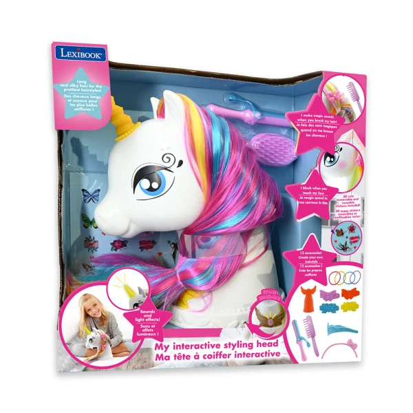 LEXIBOOK SHUNI MAGIC UNICORN WITH ACCESSORIES AND LIGHTING