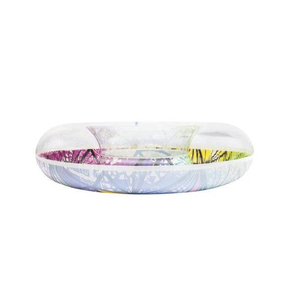 BESTWAY INFLATABLE SWIM RING D119 cm MULTICOLOUR/TRANSPARENT