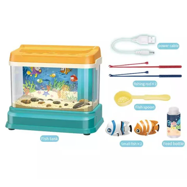 FISHING GAME AQUARIUM WITH MUSIC AND LIGHT