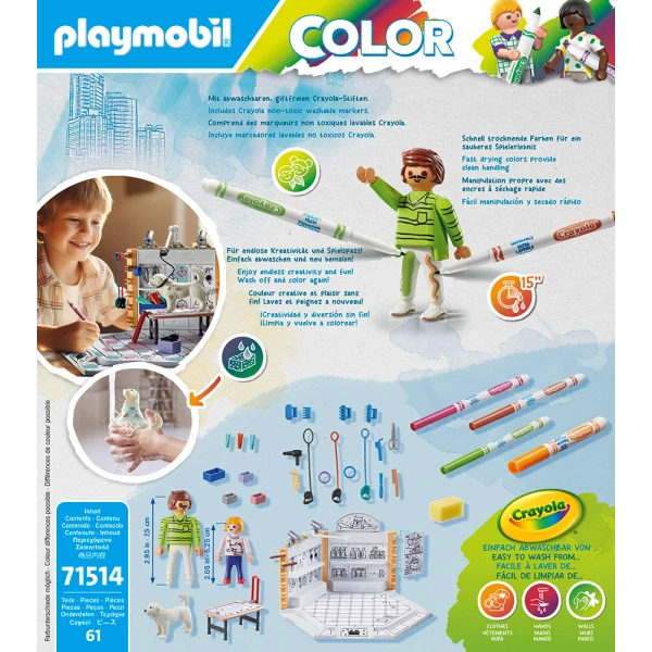 PLAYMOBIL COLOR DOGS SALON