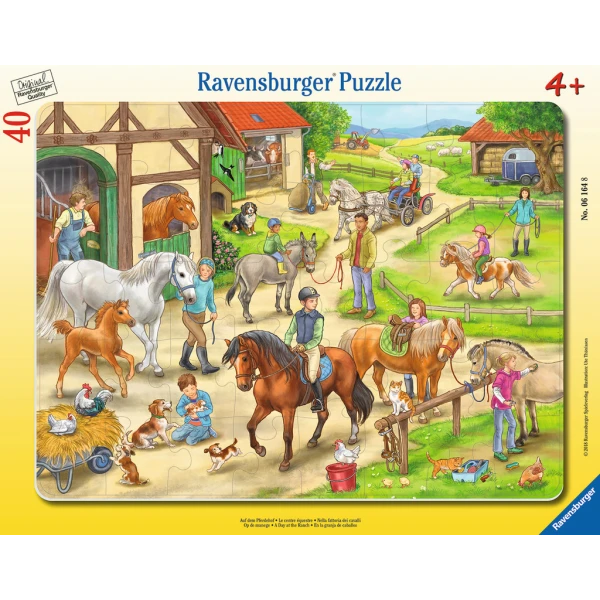 RAVENSBURGER ΠΑΖΛ ΚΑΡΤΕΛΑ 40 τεμ. ΦΑΡΜΑ ΑΛΟΓΩΝ