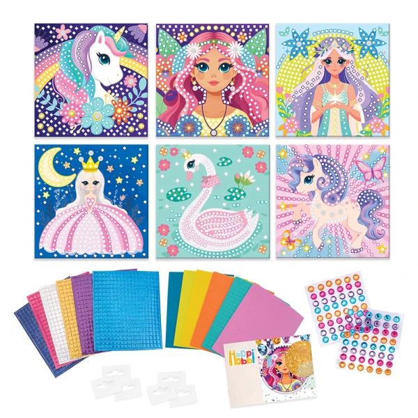 HAPPIHOBBI CRAFT SET MOSAIC WITH STICKERS DREAMWORLD