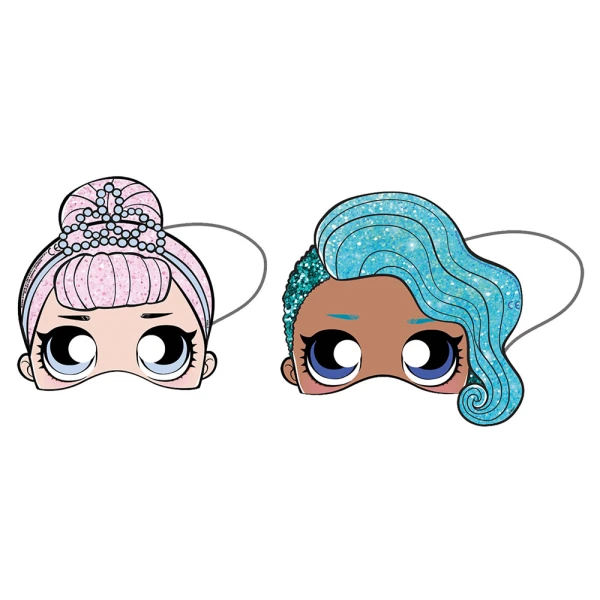 MASKS 6 pcs LOL GLITTERATI